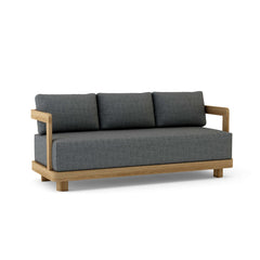 Anderson Teak Granada deep seating sofa in various designer colors, featuring plush cushions and stylish outdoor furniture design.