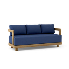 Granada deep seating sofa by Anderson Teak with plush cushions, available in 9 designer colors, perfect for outdoor lounging.
