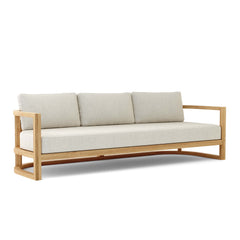Anderson Teak JUNUS 4-seat sofa in 9 designer colors, showcasing a modern, comfortable outdoor furniture piece with plush cushions.