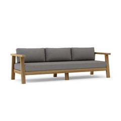 Anderson Teak Palermo deep seating sofa in 9 designer colors, featuring plush cushions and modern outdoor furniture design.