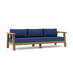 Anderson Teak Palermo deep seating sofa in a designer color, featuring plush cushions and stylish outdoor furniture design.