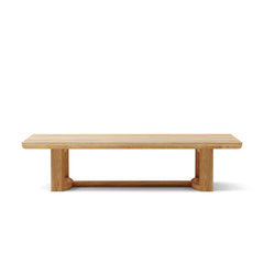 Anderson Teak Junus teak wood deep seating sofa set with pomegranate cushions, part of the 9-color outdoor patio collection.