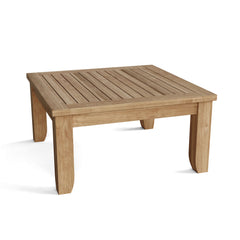 Anderson Teak SET-55 Luxe modular teak wood sofa set with deep seating in pomegranate, part of the outdoor patio collection.