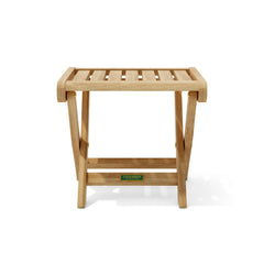 Anderson Teak sunbed from the SET-ST-124 Steamer Set, featuring a teak wood sunbed with sleek, durable design for outdoor relaxation