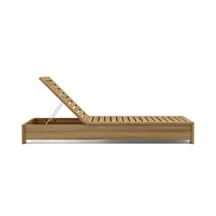 Anderson Teak Madera Sun Lounger in one of nine designer colors, featuring a sleek, modern sunbed design perfect for outdoor relaxation.