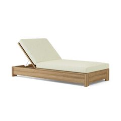 Anderson Teak Madera Sun Bed with A-grade teak wood, luxury outdoor sun lounger in 9 designer colors for garden lounging.