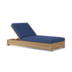 Anderson Teak Madera Sun Lounger in A-grade teak wood with 9 designer colors, outdoor patio sunbed for garden lounging