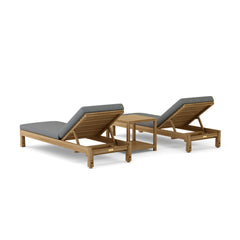 Southbay Sun Lounger by Anderson Teak in 9 designer colors, outdoor patio sunbed perfect for garden lounging and relaxation