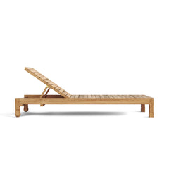 Southbay Sun Lounger by Anderson Teak, luxury outdoor sunbed in 9 designer colors, perfect for garden lounging.
