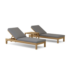 Southbay Sun Lounger by Anderson Teak, luxury outdoor sunbed in 9 designer colors, perfect for garden lounging.