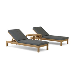 Southbay Sun Lounger by Anderson Teak, outdoor patio sunbed in 9 designer colors with a sleek, modern design for garden lounging.