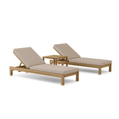 Southbay Sun Lounger by Anderson Teak, luxury outdoor sunbed in 9 designer colors, perfect for garden lounging.