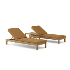 Southbay Sun Lounger by Anderson Teak, stylish outdoor sunbed in one of nine designer colors for garden lounging.