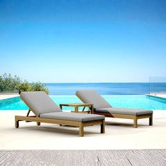 Southbay Sun Lounger by Anderson Teak, luxury outdoor sunbed in 9 designer colors, perfect for garden lounging and relaxation.