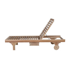 Luxury Anderson Teak sun lounger set in nine designer colors, outdoor patio sunbed for garden lounge, premium teak material.