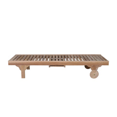 Anderson Teak sun lounger set in 9 designer colors, luxury outdoor patio sunbed for garden and lounge areas.