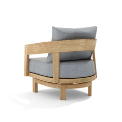 TOSCANA SWIVEL LOUNGE CHAIR | A-Grade Solid Teak Wood Outdoor Luxury Swivel for Patio & Garden | 9 Designer Colors |BY ANDERSON TEAK - Best Daybed