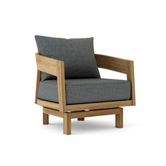 TOSCANA SWIVEL LOUNGE CHAIR | A-Grade Solid Teak Wood Outdoor Luxury Swivel for Patio & Garden | 9 Designer Colors |BY ANDERSON TEAK - Best Daybed