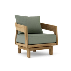 TOSCANA SWIVEL LOUNGE CHAIR | A-Grade Solid Teak Wood Outdoor Luxury Swivel for Patio & Garden | 9 Designer Colors |BY ANDERSON TEAK - Best Daybed