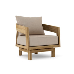 TOSCANA SWIVEL LOUNGE CHAIR | A-Grade Solid Teak Wood Outdoor Luxury Swivel for Patio & Garden | 9 Designer Colors |BY ANDERSON TEAK - Best Daybed