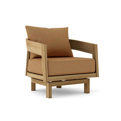 TOSCANA SWIVEL LOUNGE CHAIR | A-Grade Solid Teak Wood Outdoor Luxury Swivel for Patio & Garden | 9 Designer Colors |BY ANDERSON TEAK - Best Daybed