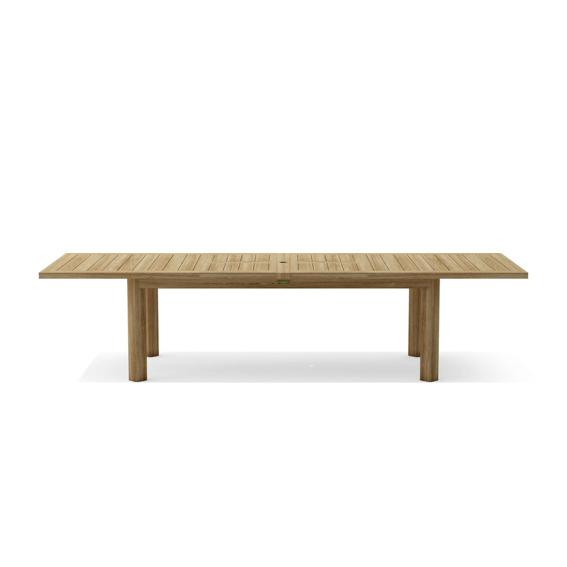 New CHELSEA RECTANGULAR DOUBLE EXTENSION TABLE BY ANDERSON TEAK