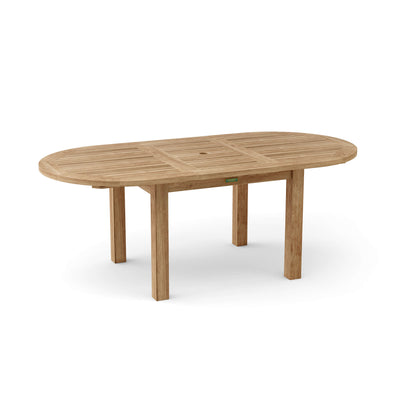 BAHAMA 79″ OVAL EXTENSION TABLE BY ANDERSON TEAK