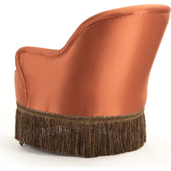 Alleffra accent tub chair by Zentique with plush upholstery and rounded design, ideal for stylish living room or lounge decor.