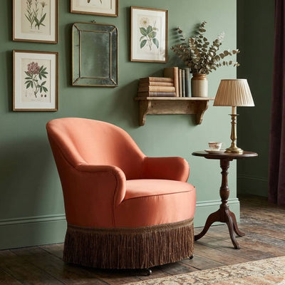 Alleffra accent tub chair by Zentique featuring plush upholstery and a rounded silhouette for stylish comfort.