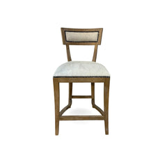 Carvell Cowhide Accent Chair by Zentique featuring a cowhide upholstered seat and wooden legs for stylish home bar or counter seating.