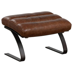 Lavello accent chair and stool set by Zentique featuring elegant upholstery and wooden legs, perfect for stylish living spaces.