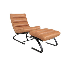Zentique Lavello accent chair and matching stool set with elegant wooden frames and plush upholstered seats for stylish seating.