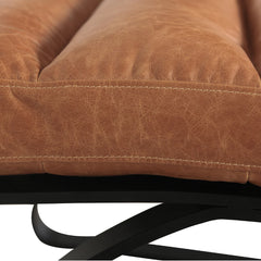 Zentique Lavello accent chair and stool set with elegant wooden frames and upholstered seats, perfect for stylish living spaces.