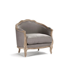 Grey Maison Love Accent Chair by Zentique featuring plush upholstery and a stylish, modern design for elegant living spaces