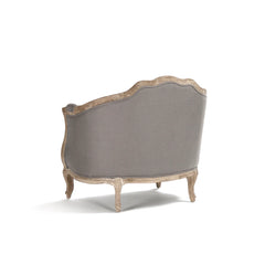 Grey Maison Love Accent Chair by Zentique featuring a stylish, comfortable design with plush upholstery and elegant wooden legs.