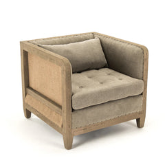 Vert Deconstructed Club Chair by Zentique, an elegant indoor accent chair with modern wooden design for stylish living spaces.