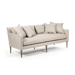 Zentique Jensen Bench with wooden frame and cushioned seat, stylish home furniture piece with elegant design