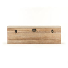 Indoor luxury oak wood Storage Bench by Zentique, elegant modern design for stylish seating and storage in classy spaces.