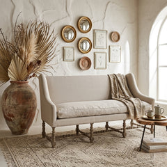 Elegant indoor Worden bench by Zentique featuring modern wooden design, perfect for stylish living spaces.