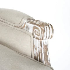 Yvon Bench by Zentique featuring a wooden seat and metal frame, ideal for entryways or living room decor.
