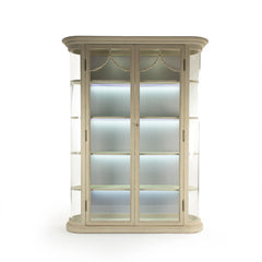 Zentique Calanthe Cabinet featuring sleek wood finish and elegant design, perfect for stylish storage in living or dining rooms.
