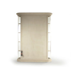 Zentique Calanthe Cabinet showcasing elegant wooden design with intricate carvings and antique finish.