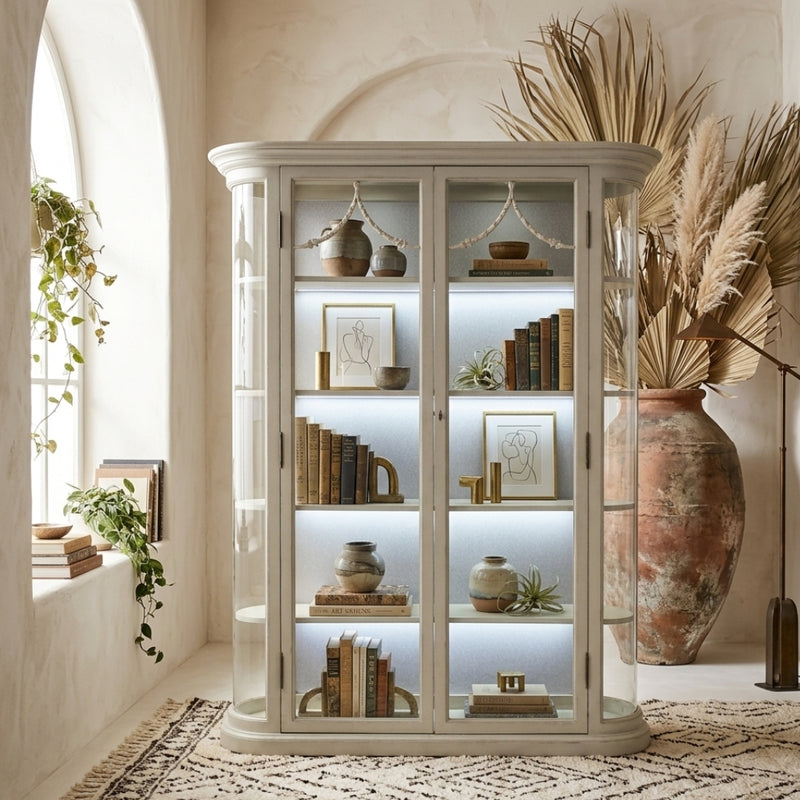 Elegant Calanthe Cabinet by Zentique featuring intricate wood detailing and a classic design for stylish storage.