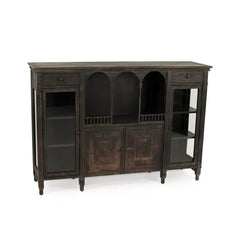 Esme metal buffet cabinet by Zentique featuring a sleek metal finish and sturdy storage design for dining or living spaces.