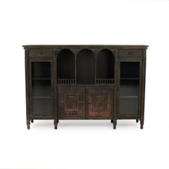 Esme metal buffet cabinet by Zentique featuring a vintage-inspired design with decorative metalwork and a sturdy wooden top.