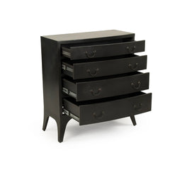 Landis metal dresser by Zentique featuring a sleek, vintage-inspired cabinet with a metallic finish and multiple storage drawers.