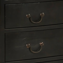 Landis metal dresser by Zentique featuring a vintage-inspired cabinet with sleek metal finish and modern design.