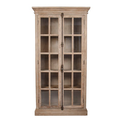 Marceline cabinet by Zentique featuring a vintage-inspired wooden design with intricate detailing and a warm finish.