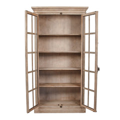Marceline cabinet by Zentique featuring a vintage wooden design with ornate details and a warm finish, ideal for stylish storage.