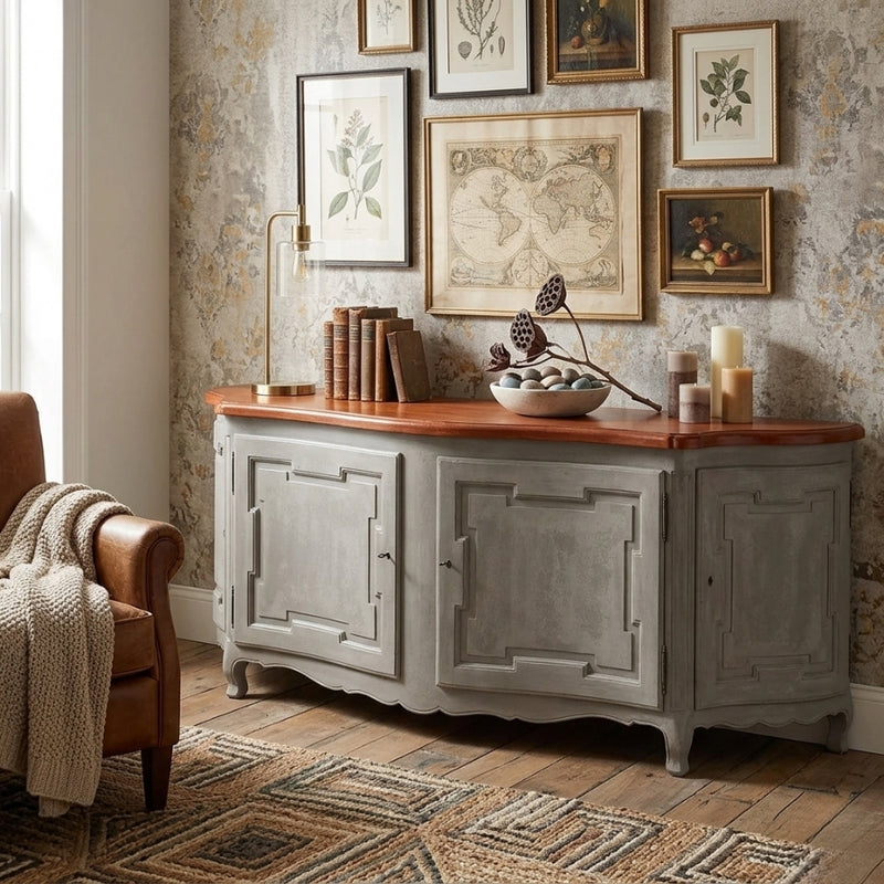 Elegant St. Lovis Chest by Zentique, indoor luxury wood cabinet with modern design, perfect for stylish, elegant spaces.